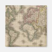 World, Mercator's Projection 2 Magneet (Voorkant)