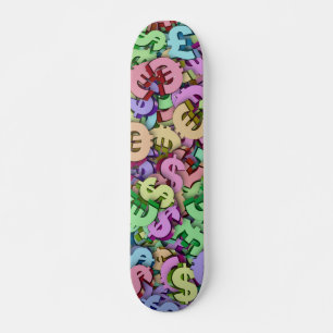 World money skateboard
