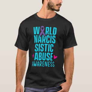 World Narcissistic Abuse Awareness Ribbon Survianc T-shirt