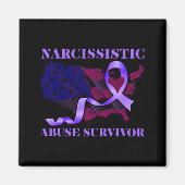 World Narcissistic Abuse Awareness Surviance Magneet (Voorkant)