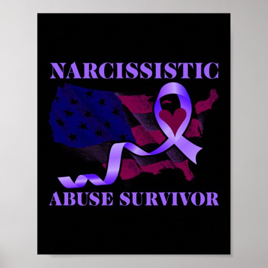 World Narcissistic Abuse Awareness Surviance Poster (Voorkant)