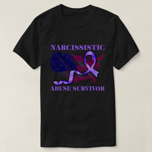 World Narcissistic Abuse Awareness Surviance T-shirt (Design voorkant)