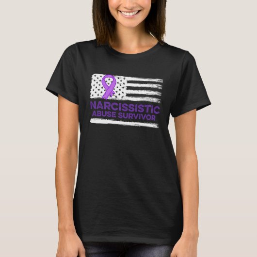 World Narcissistic Abuse Awareness Surviance T-shirt (Voorkant)
