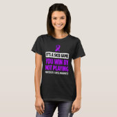 World Narcissistic Abuse Awareness Win Playing Sur T-shirt (Voorkant volledig)