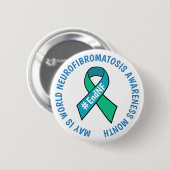 World Neurofibromatosis Awareness Maand Ronde Button 5,7 Cm (Voorkant /achterkant)