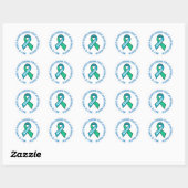 World Neurofibromatosis Awareness Maand Ronde Sticker (Vel)