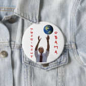 World Obama, OBAMA, PRESIDENT Ronde Button 4,0 Cm (In situ)
