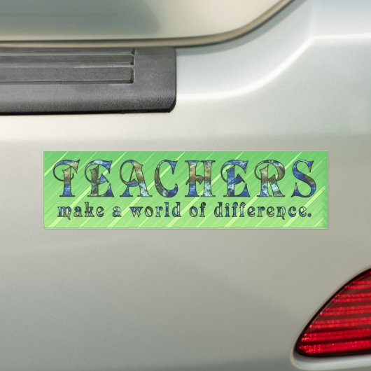 World of Difference Bumperstickers (Op auto)