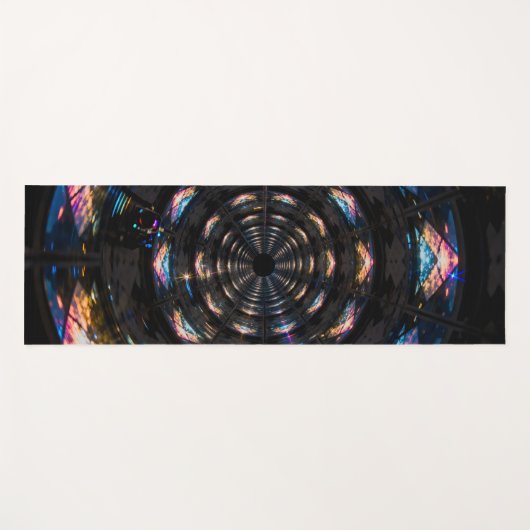 world of endless mirrors reflecting a fractal sky yogamat (Voorkant (horizontaal))