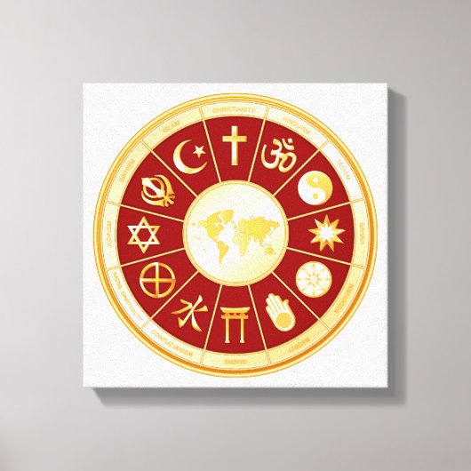 World of Faith Canvas Art (Voorkant)
