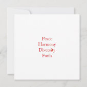 World of Faith Flat Kaart 5,25 inch x 5,25 inch (Achterkant)