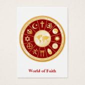 World of Faith Mighty-profielkaart Visitekaartjes (Voorkant)