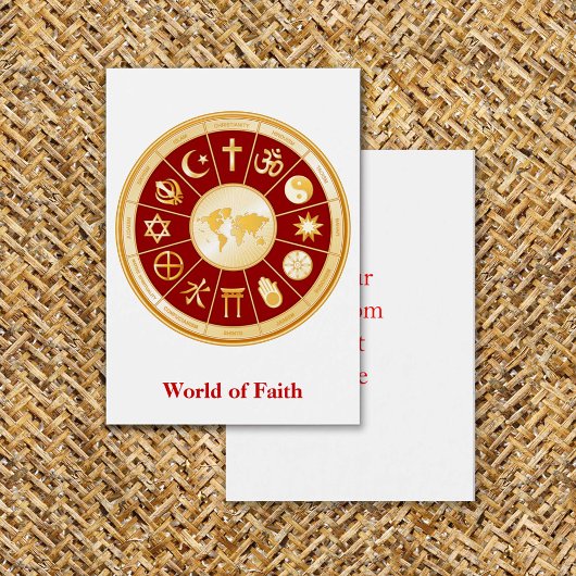 World of Faith Mighty-profielkaart Visitekaartjes
