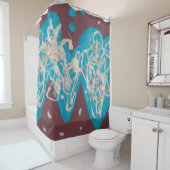 World of Love Shower Curtain Douchegordijn (In situ)