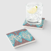 World of Love Stone Onderzetter (Zijkant)