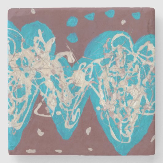 World of Love Stone Onderzetter (Voorkant)