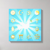 World of Peace Canvas Art (Voorkant)