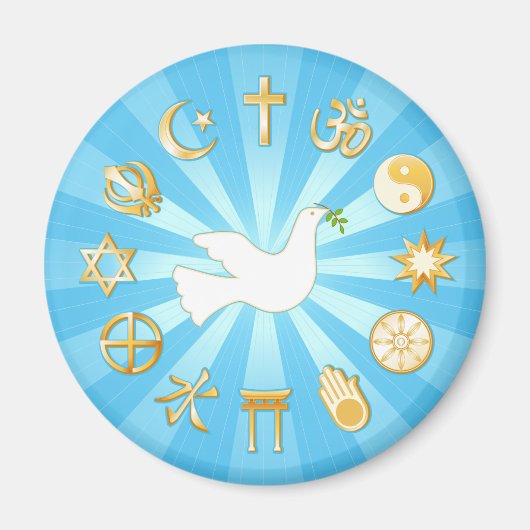 World of Peace Magnet (Voorkant)