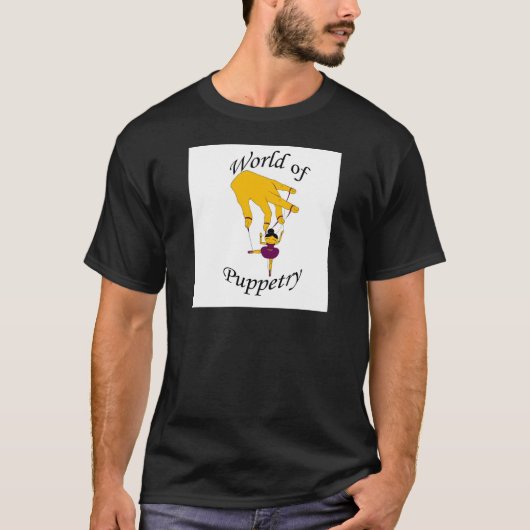 World of Puppetry design 2 T-shirt (Voorkant)