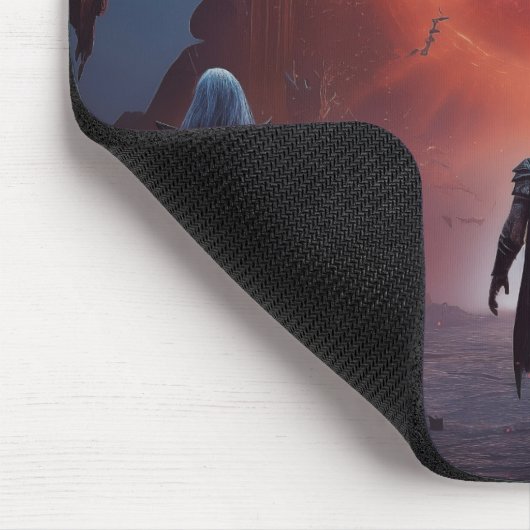 World of Warcraft muismat -  tekst (Hoek)