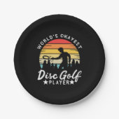 World Okayest Disk Golf Player Papieren Bordje (Voorkant)