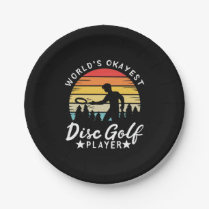 World Okayest Disk Golf Player Papieren Bordje