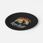 World Okayest Disk Golf Player Papieren Bordje (Gekanteld)