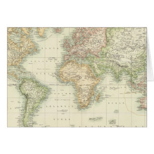 World on Mercator-projectie
