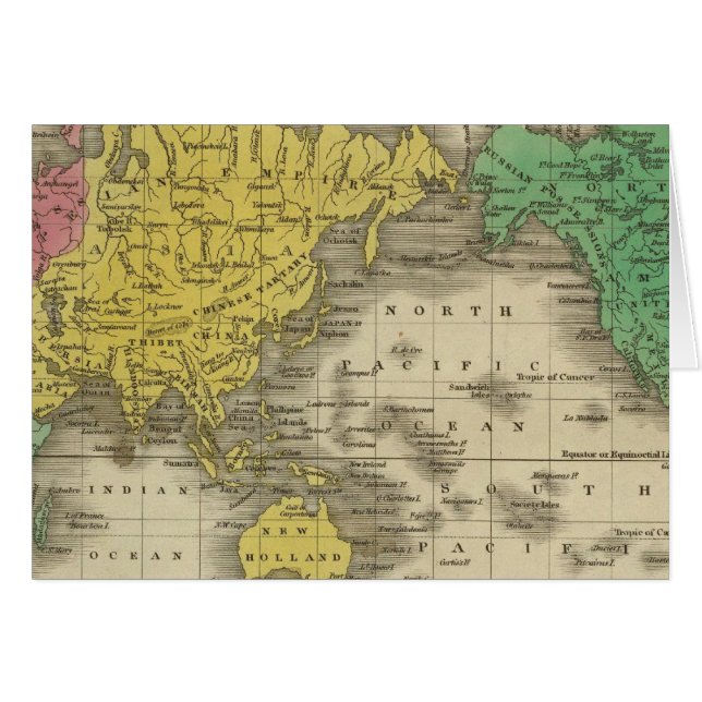 World on Mercator-projectie (Voorkant Horizontaal)