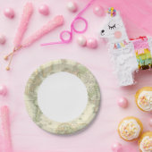 World on Mercator-projectie Papieren Bordje (Feest)