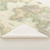 World on Mercator-projectie Sherpa Deken (3/4)