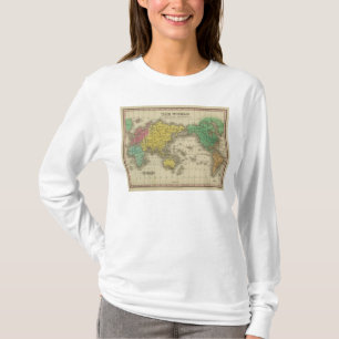 World on Mercator-projectie T-shirt