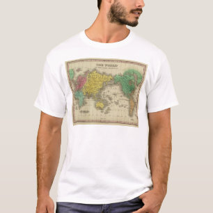 World on Mercator-projectie T-shirt