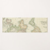 World on Mercator-projectie Yogamat (Voorkant (horizontaal))