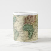 World on Mercators Projection Grote Koffiekop (Voorkant)