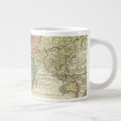 World on Mercators Projection Grote Koffiekop (Rechts)