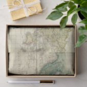 World on Mercators Projection Tissuepapier (Geschenk)