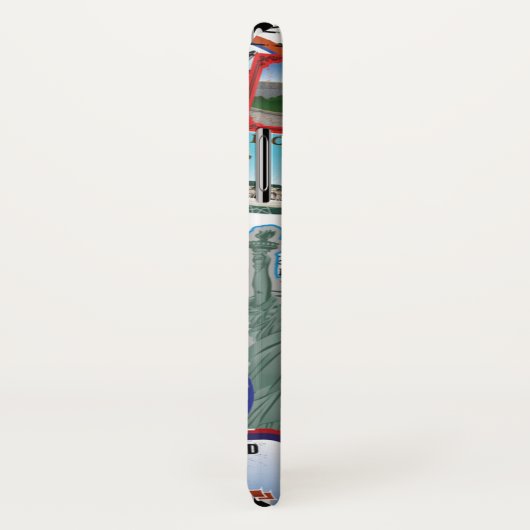 World Passport Pattern Case-Mate iPhone Case (Achterkant / rechts)
