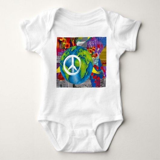 World Peace Baby Bodysuit (Voorkant)