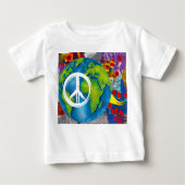 World Peace Baby T-Shirt (Voorkant)