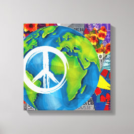 World Peace Canvas Art Afdruk