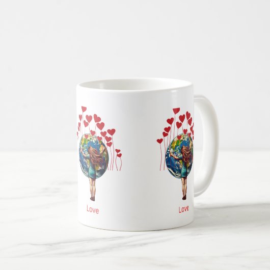 World Peace Coffee mok (Voorkant rechts)