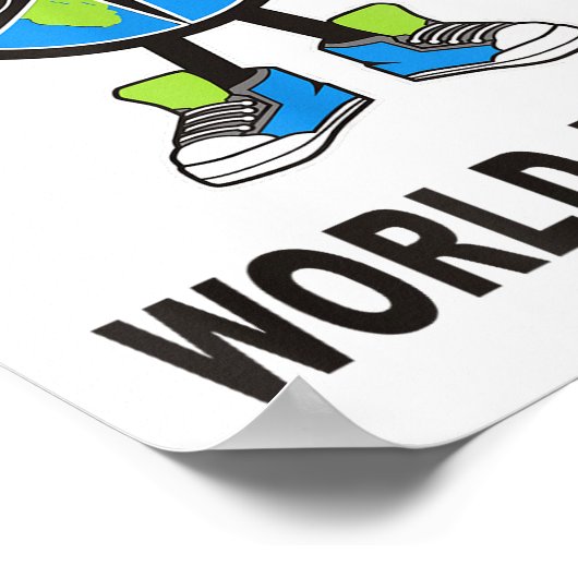 World Peace On Earth Shirt Global Love Peace Sign  Poster (Hoek)