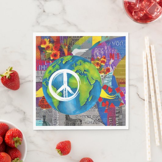 World Peace Paper Napkins Servet (Insitu)