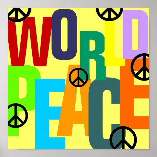 WORLD PEACE-POSTER POSTER (Voorkant)