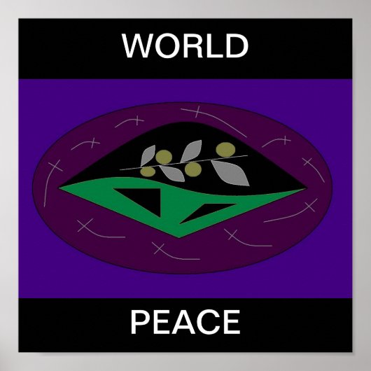 WORLD PEACE-POSTER POSTER (Voorkant)