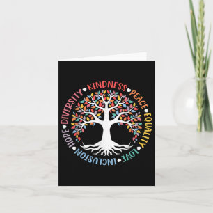 World Peace Supporter Retro Vrouwen Mannen Kleding Kaart