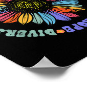 World Peace Suprter Sunflower Floral Outfit Kindne Poster (Hoek)