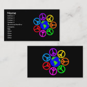 WORLD PEACE-VISITEKAARTJES VISITEKAARTJE (Voorkant / Achterkant)