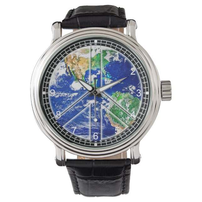 World Peace Watch (Wereldvredeshorloge) Horloge (Voorkant)